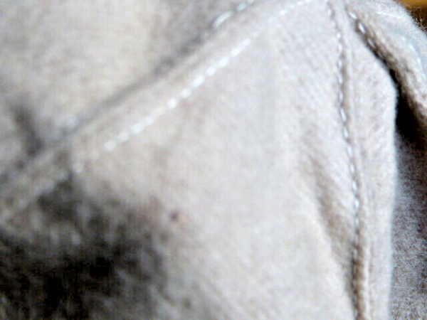 (ZL1) Mütze 57 passt 54 beige Kopfbedeckung Wollhut Cashmere Damen Herren Kinder – Bild 2
